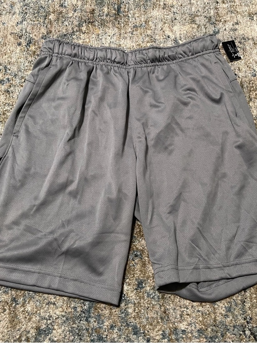 Russell Athletic Men's Mesh Shorts - Gray - Picture 1 of 1